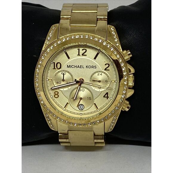 Michael Kors Blair MK5166 Women\'s Gold Stainless Steel Analog Dial watch JK476 main image 10